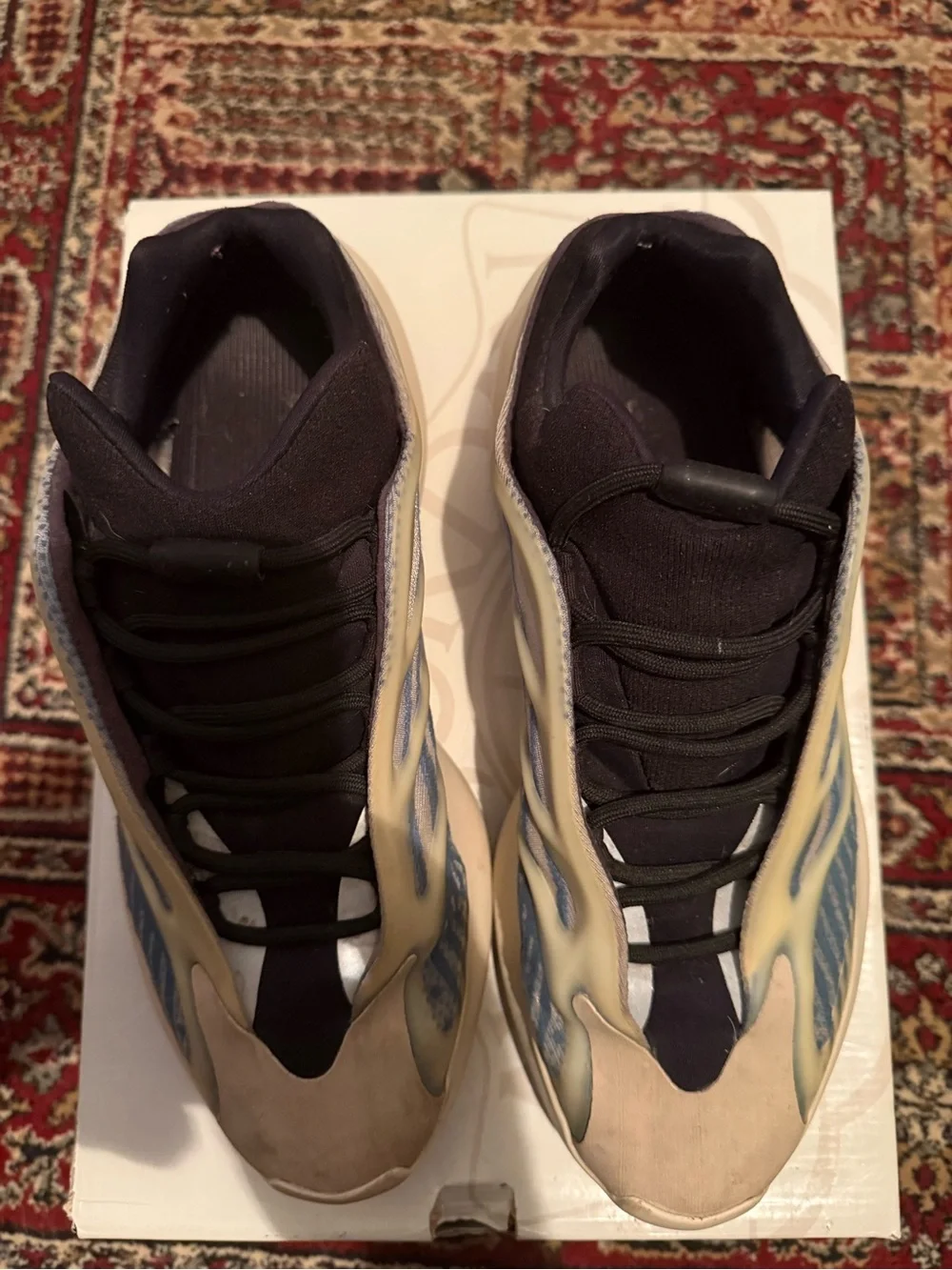 adidas Yeezy 700 V3 Kyanite - Men’s Sneakers Blue White Cream